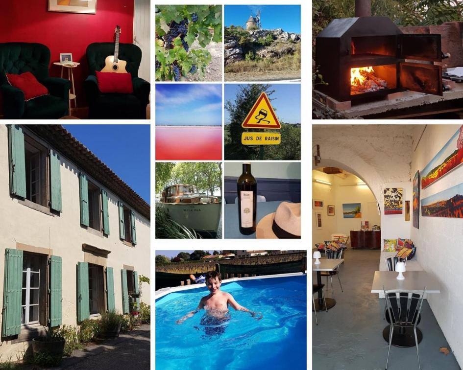 Bed and Breakfast Inspiré Azille Exterior foto